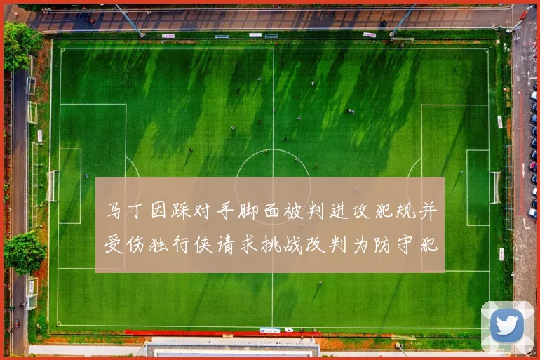 马丁因踩对手脚面被判进攻犯规并受伤独行侠请求挑战改判为防守犯规